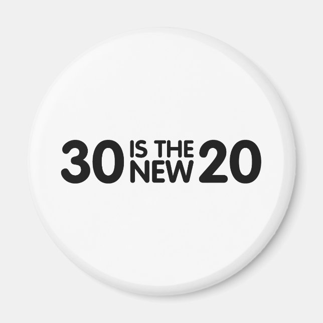 30th Birthday Magnet (Front)