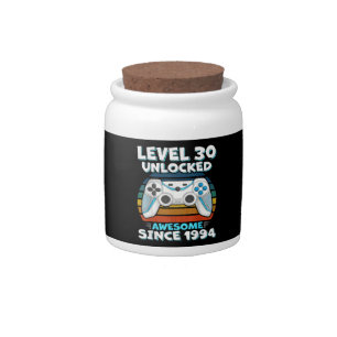30th Birthday Man Woman 30 Years 1994 Candy Jar