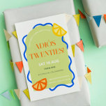 30th Birthday Mexican Party Invitation<br><div class="desc">You’re thirty,  your back hurty… it might be time to say “ADIÓS 20s!”

Avoiding the average joe-blow Mexican party? We got you!
Bold & bright,  this invite will easily meet the mark for an uptempo,  with-the-times 30th fiesta!</div>