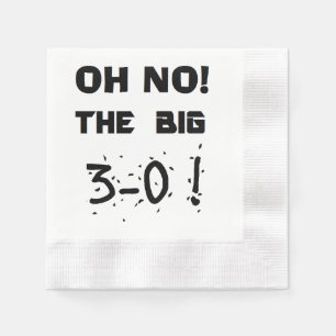 "30th Birthday" Napkins