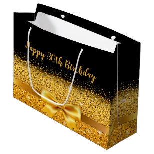 black and gold goodie bags