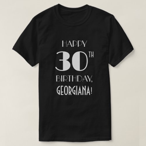 30th Birthday Party _ Art Deco Inspired Look Shirt