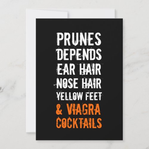 30th Birthday Party Geezer Invitation