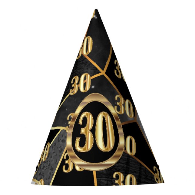 30th Birthday  Party Hat (Front)