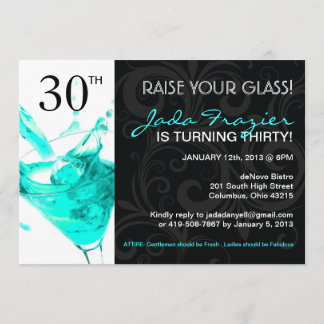 30th BIRTHDAY PARTY INVITATIONS