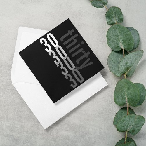 30th Birthday Party Invitations