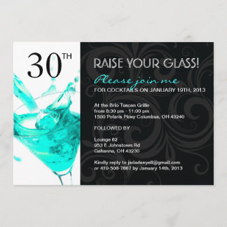 30th BIRTHDAY PARTY INVITATIONS