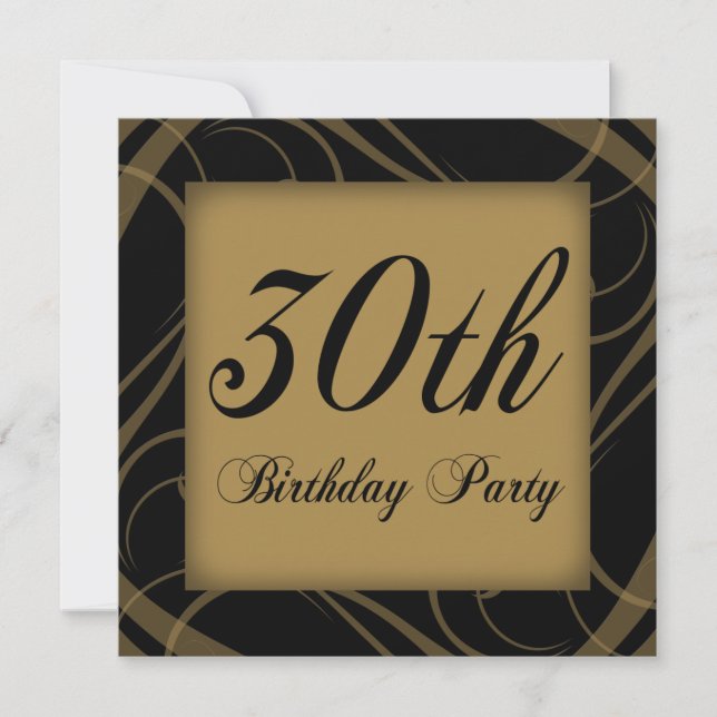 30th Birthday Party Invite (Front)