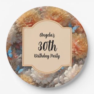 30th Birthday Party Paper Plates
