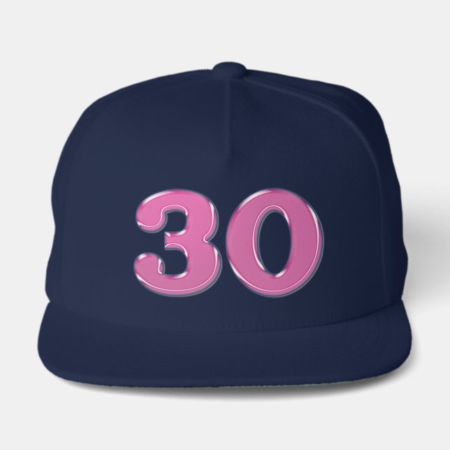 30th Birthday Party Snap Back Hat (Front)