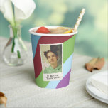 30th Birthday Party Thirty Flirty & Thriving Photo Paper Cups<br><div class="desc">Make your milestone celebration unforgettable with these 30th Birthday Party "Thirty, Flirty & Thriving" Photo Paper Cups! Perfect for serving drinks in style, these customizable cups feature a trendy design that adds a fun, personal touch to your party decor. Personalize them with a photo and name for a unique, memorable...</div>