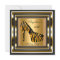 30th Birthday Party Zebra Wild Black Gold Shoe