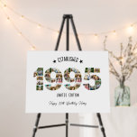 30th birthday Photo Collage established 1995 Foam Board<br><div class="desc">Celebrate a milestone birthday with this stunning 30th Birthday Photo Collage Banner, designed by The Arty Apples. Featuring photos arranged in the shape of "1995, " this banner commemorates the special year of birth in a unique and meaningful way. Perfect for birthday parties and celebrations, it showcases cherished memories while...</div>