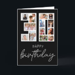 30th Birthday Photo Collage Greeting Card<br><div class="desc">Celebrate the milestone 30th birthday with our personalized photo collage birthday card! This card features a striking "30" design that frames thirteen of your cherished memories in a beautiful layout. Turn thirty years of memories into a meaningful gift they'll treasure. Simply upload your photos and arrange them in the intuitive...</div>