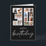 30th Birthday Photo Collage Greeting Card<br><div class="desc">Celebrate the milestone 30th birthday with our personalized photo collage birthday card! This card features a striking "30" design that frames thirteen of your cherished memories in a beautiful layout. Turn thirty years of memories into a meaningful gift they'll treasure. Simply upload your photos and arrange them in the intuitive...</div>