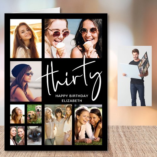 30th Birthday Photo Collage Jumbo