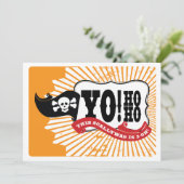 30th Birthday Pirate Party Invitations - Yo Ho Ho (Standing Front)