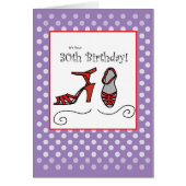 30th Birthday Red Shoes (Front)
