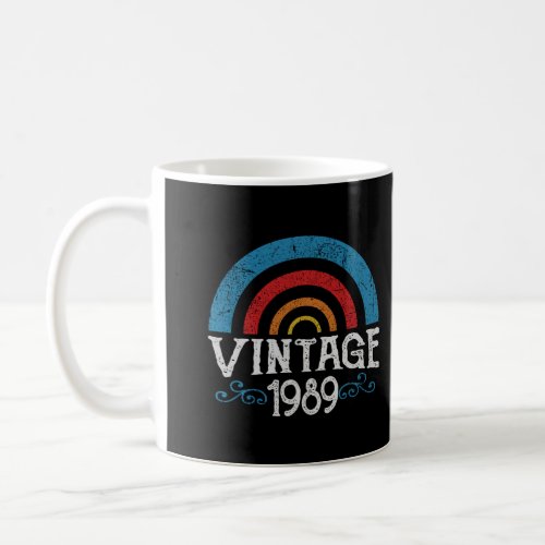 30Th Birthday Retro Born In 1989 Gifts Vintage 30  Coffee Mug