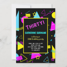 30th Birthday Retro Party