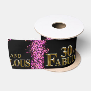 30th Birthday  Satin Ribbon