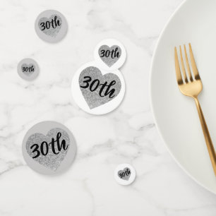 30th birthday table confetti