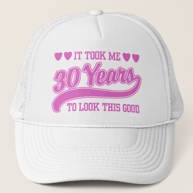 30th Birthday Trucker Hat (Front)