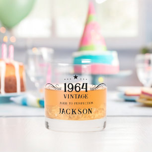 30th Birthday Vintage 1964 Whiskey Glass