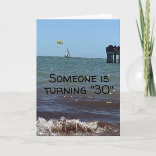 30th BIRTHDAY WISHES FOR BEST ONE YET Card