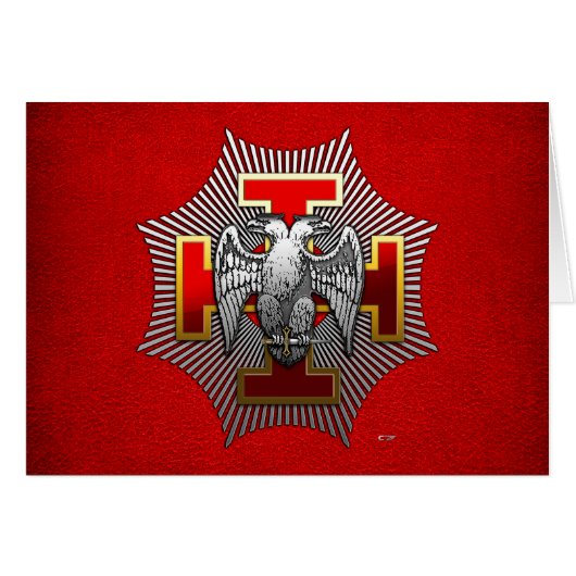 30th Degree: Knight Kadosh Cards (Front Horizontal)