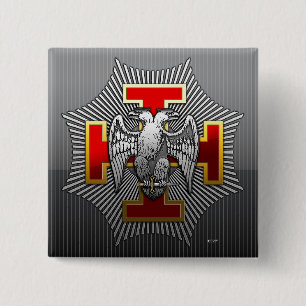 30th Degree: Knight Kadosh Pinback Button