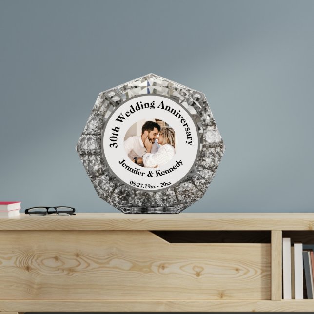 30th Diamond Wedding Anniversary Custom Photo Gift (Creator Uploaded)