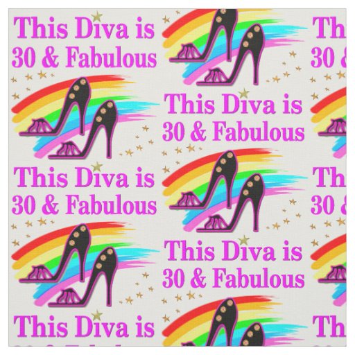 30TH FASHION QUEEN FABRIC