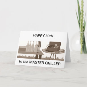30th FOR THE "MASTER GRILLER" Card