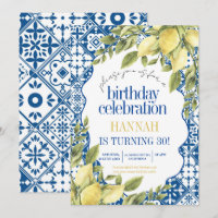 30th Mediterranean Italian Lemon Birthday