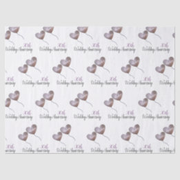 30th pearl wedding anniversary husband & wife tissue paper