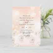 30th Pearl Wedding Anniversary Invitation (Standing Front)