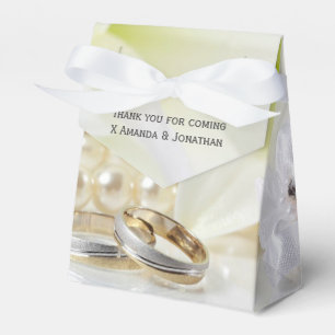 30th Pearl Wedding Anniversary St.Joseph Lily Favor Boxes