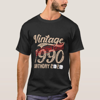 30Th Quarantine Edition Birthday Gift Vintage Them T-Shirt