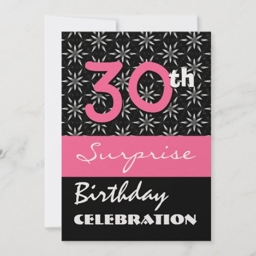 30th SURPRISE Birthday Party Invitation Template