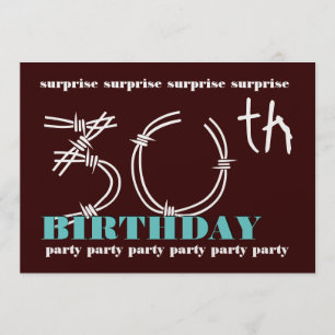 30th SURPRISE Birthday Party Invitation Template