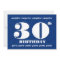 30th SURPRISE Blue and White Birthday Party v001