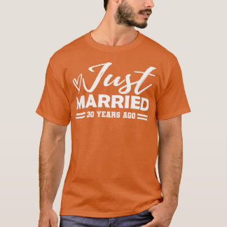 30th Wedding Anniversary 30 years anniversary T-Shirt