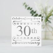 30th Wedding Anniversary Card (Standing Front)