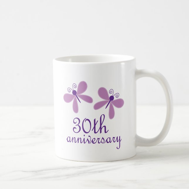30th Wedding Anniversary Coffee Mug (Right)