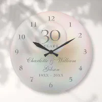 Personalized Elegant Wedding Gifts for Couples Large Clock, Zazzle