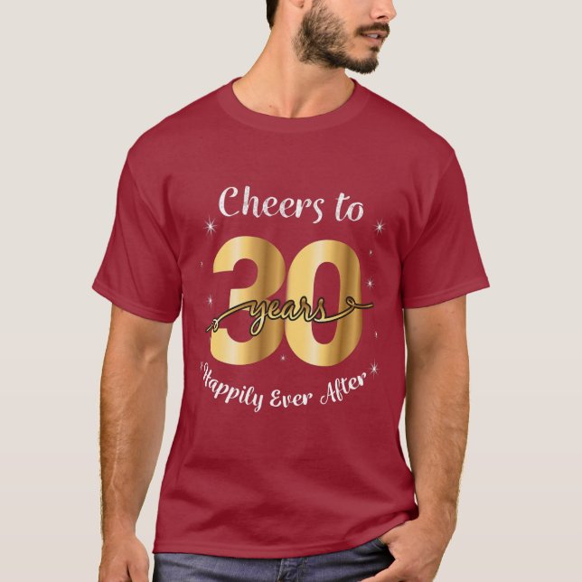 30th Wedding Anniversary Gift For Couples  30 T-Shirt (Front)