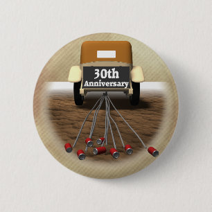 30th Wedding Anniversary Gifts Pinback Button