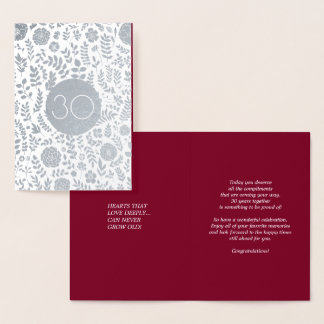 30th Wedding Anniversary Greeting Cards