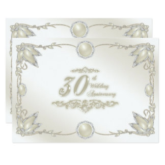 30th Wedding Anniversary Invitation